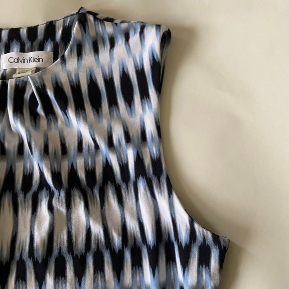 NWOT Calvin Klein Women's Multicolor Sleeveless Top Size M - Picture 4 of 7